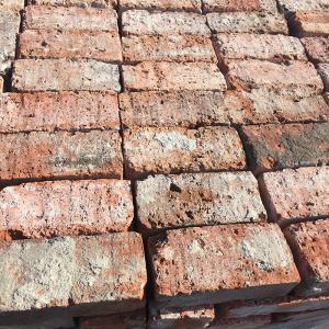 Rustic red brick salvaged
