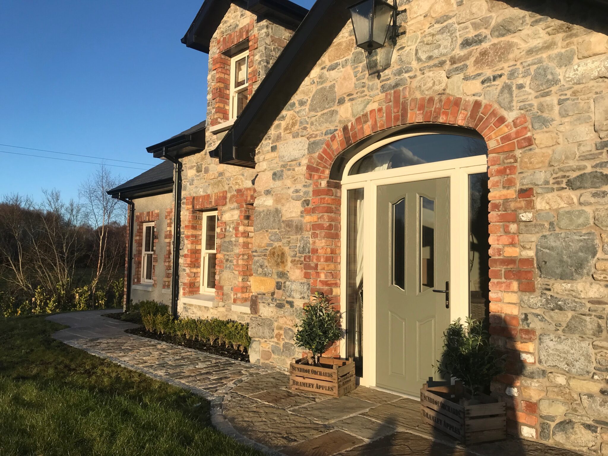 Limestone & Red Brick House Project - Trinity Stone