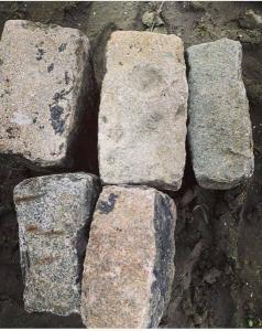reclaimed cobbles salvaged stone