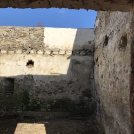 old stone for new building